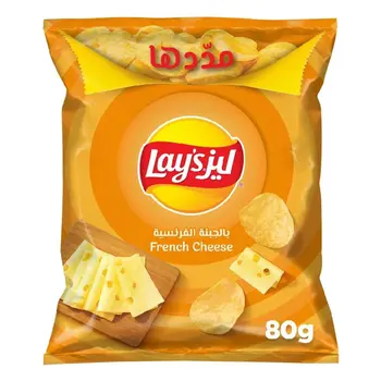 ليز رقائق البطاطس بالجبنه الفرنسيه 80 جرام