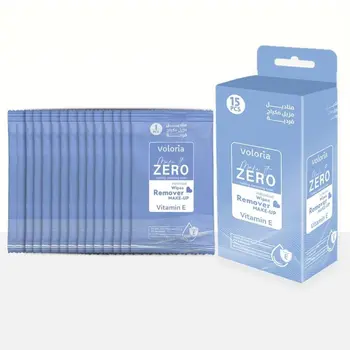 Voloria Vitamin E Makeup Remover Wipes 15 Pieces