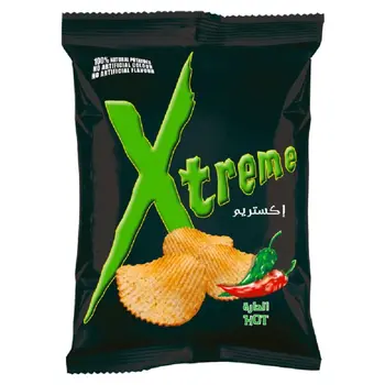 اكستريم شيبس حار 50 جرام
