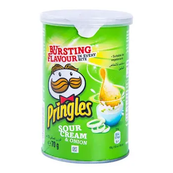 برينجلز كريمة حامضة وبصل 70جرام