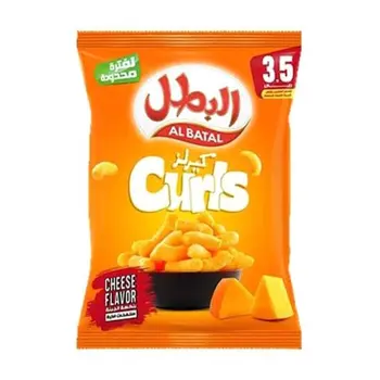 البطل كيرلز منتفخات الجبنة 90جرام