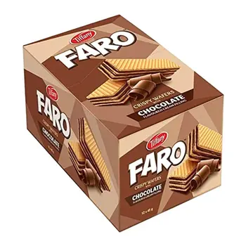 Tiffany Faro Chocolate Crispy Wafers 12x40g