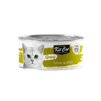 Kit Cat Tuna & Beef Wet Cat Food 70g