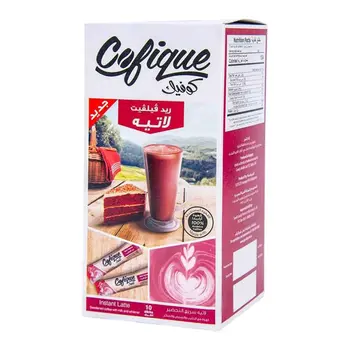 كوفيك ريد فيلفيت لاتيه 10×24جرام