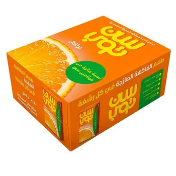 سن توب مشروب البرتقال 18×250مل