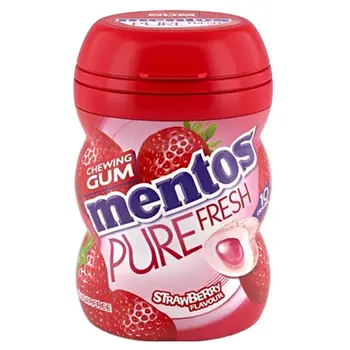 Mentos Pure Fresh Strawberry Chewing Gum 17.5g