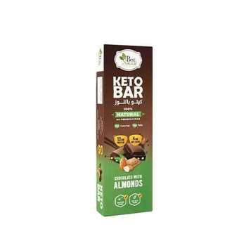 Best Natural Chocolate Almond Keto Bar 60g