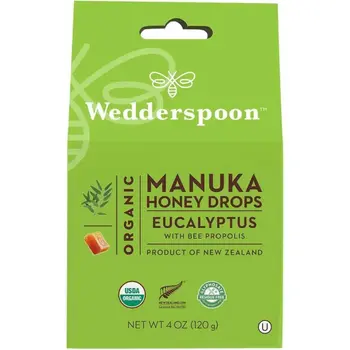 Wedderspoon Eucalyptus Manuka Honey Drops 120g