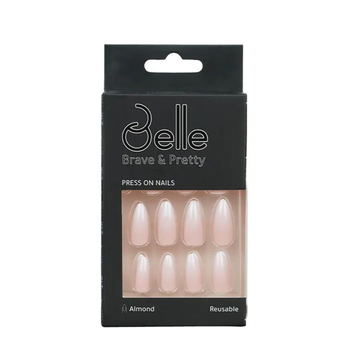 Belle Brave & Pretty Almond Press-On Nails 24 Pieces