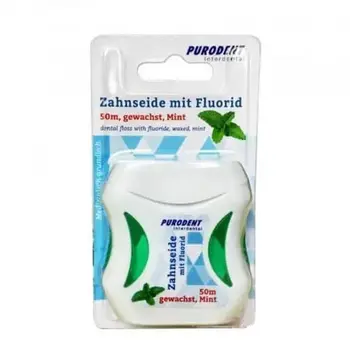 بورودنت خيط الأسنان مزود بالفورايد والنعناع 50متر