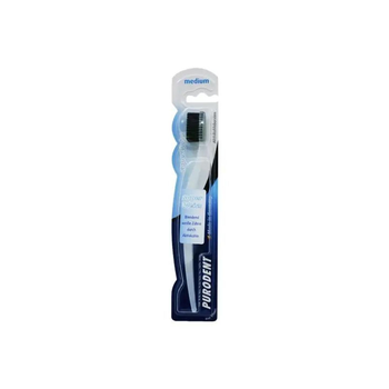 Purodent Active Carbon Whitening Toothbrush Medium
