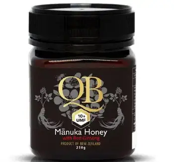 QB Mānuka Honey with Red Ginseng 250g