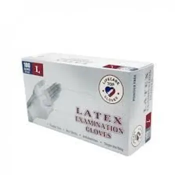 Latex Examination Gloves Large 100 Pieces