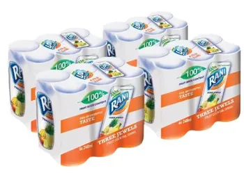 Rani Jewels Fruit Cocktail No-Added-Sugar Juice 24x180ml