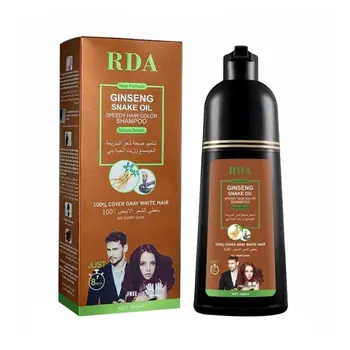 RDA Nature Brown Hair Dye Shampoo 400ml