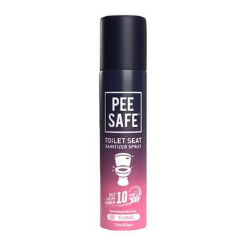 Pee Safe Floral Toilet Seat Sanitizer Spray 75ml