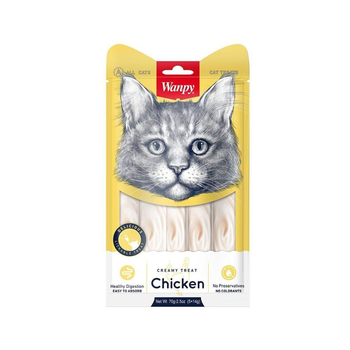 Wanpy Chicken Lickable Cat Treats 70g