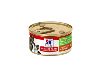 Hills Science Plan Chicken & Turkey Kitten Food 85g