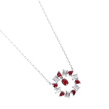 Emerd Red Necklace
