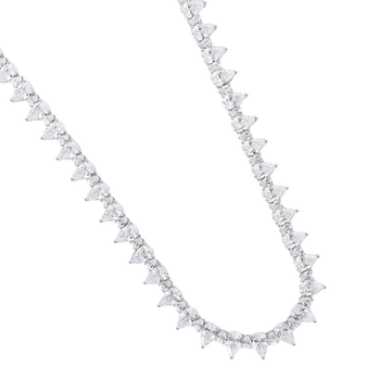 Emerd Silver Necklace