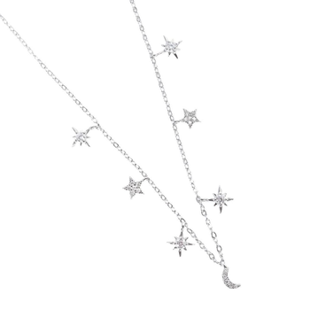 Emerd Silver Necklace