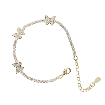 Gold Butterfly Design Bracelet