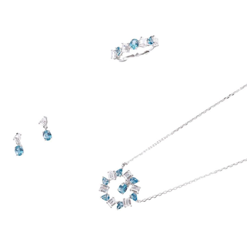 Blue Jewelry Set 1 Piece