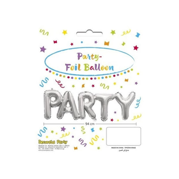 بروكوس بالون للحفلات حرف فضي 33سم