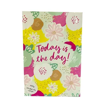 ليليز اي فور ملف ورقي برسمة زهور 1قطعة