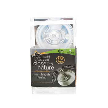 Tommee Tippee Closer To Nature Slow Flow Teat BPA-Free