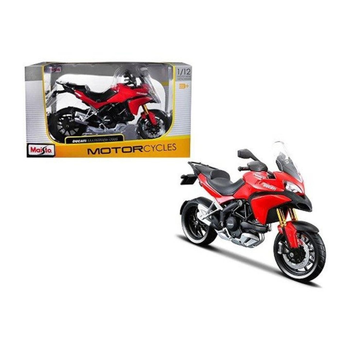 Maisto Red Motor Cycle 54 Display 1/12 Scale