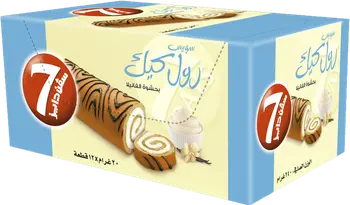 7 Days Vanilla Swiss Roll Cake 12x20g