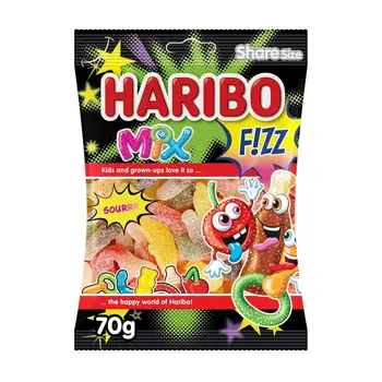 هاريبو ميكس فيز تشيوي حلوى بالفواكه  70جرام