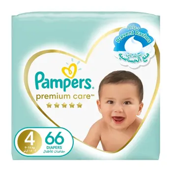 Pampers Premium Care Diapers Size 4 66 Pieces