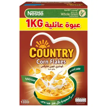 Nestle Country Whole Grain Corn Flakes 1000g