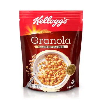 Kellogg's Granola Classic Oat Clusters 340g