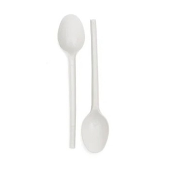 Jnamco White Plastic Tea Spoon 50 Pcs