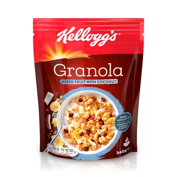 Kellogg's Mixed Fruit & Coconut Granola 340g