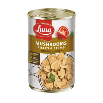 لونا قطع وسيقان الفطر 400جرام