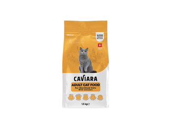 كليبيك كافيارا طعام جاف للقطط المعقمة بالدجاج 1.5كيلو