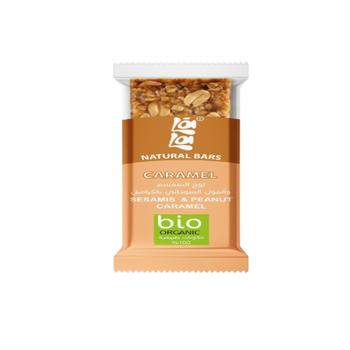 لالا بارز بالفول السوداني و الكراميل منتج عضوي 34جرام