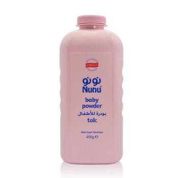 Nunu Pink Baby Powder Talc 400g