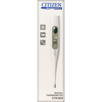 Citizen Micro HumanTech Digital Thermometer White
