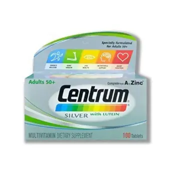 Centrum Silver Multivitamin for Adults 50+ 100 Tablets