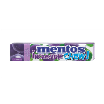 Mentos Incredible Grape Flavor Chew Candy 10×45g
