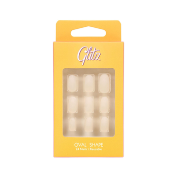 جليتز أظافر صناعية أوفال 9 طبيعي مطفي 1قطعة