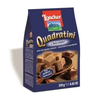 Loacker Quadratini Chocolate Wafer 250g