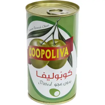 Coopoliva Pitted Green Olives 200g