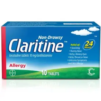 Bayer Claritine Loratadine Tablets 10mg 10 Count