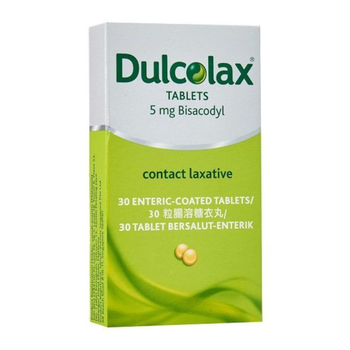 Dulcolax Bisacodyl Enteric-Coated Tablets 30 Count